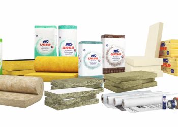 Izolațiile termice URSA  – produse din vată minerală de sticlă și polistiren extrudat